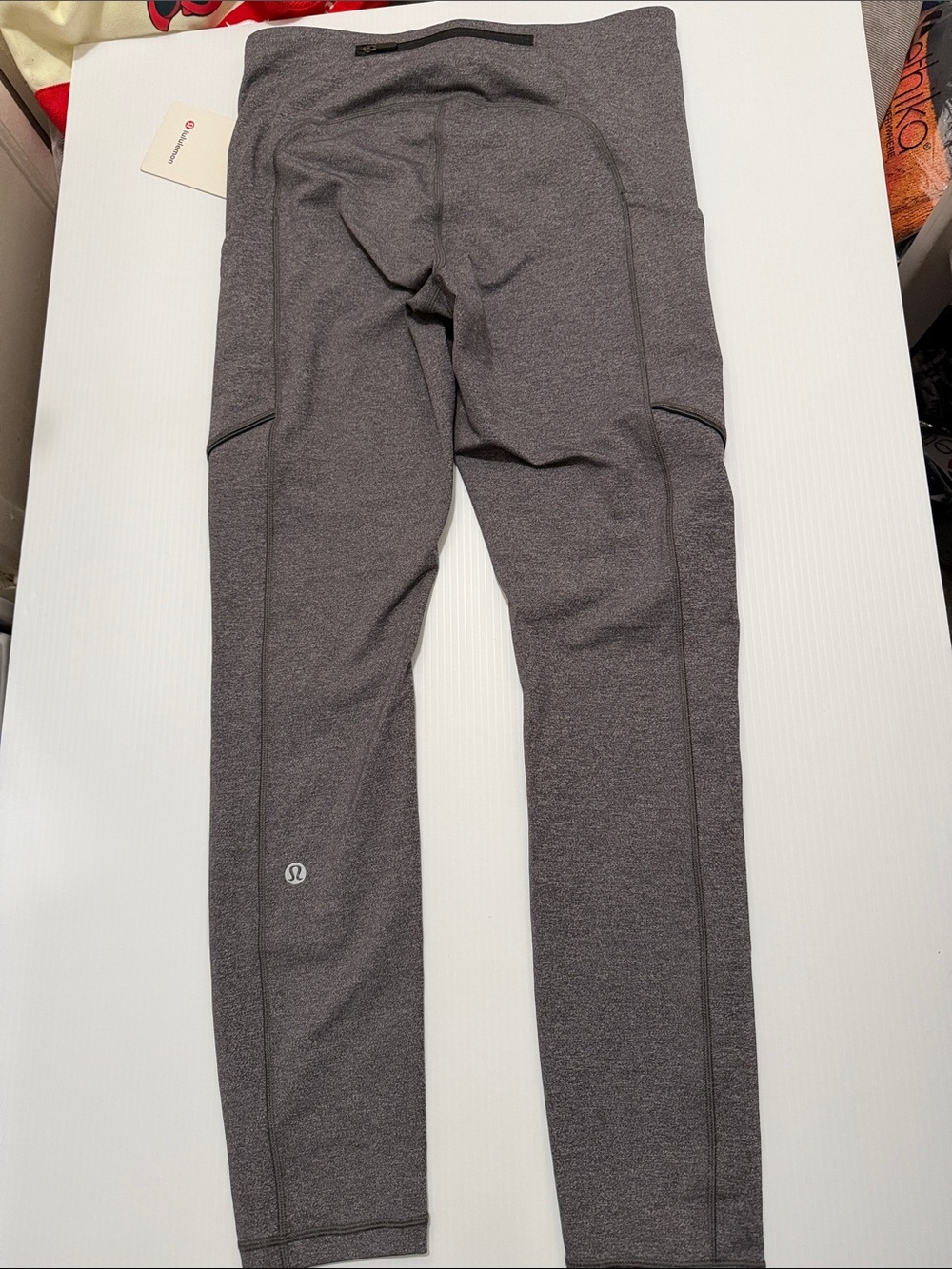 Speed Up Tight 25" Gray Performance Running Tights size 6 - Picture 4 of 4
